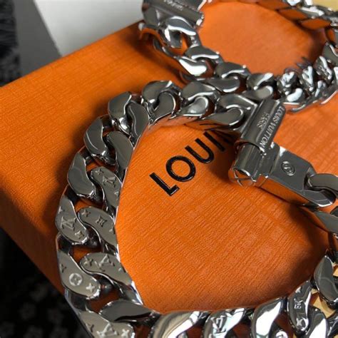 louis vuitton bracelet mens price|louis vuitton cuban link bracelet.